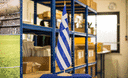 Griechenland - Große Tischflagge 30 x 45 cm