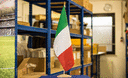 Italie - Grand drapeau de table 30 x 45 cm, bois