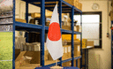 Japon - Grand drapeau de table 30 x 45 cm, bois