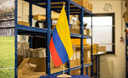 Kolumbien - Große Tischflagge 30 x 45 cm