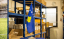 Kosovo - Large Table Flag 12x18", wooden