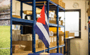 Cuba - Large Table Flag 12x18", wooden
