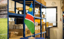 Namibia - Large Table Flag 12x18", wooden