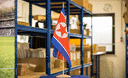 Nordkorea - Große Tischflagge 30 x 45 cm