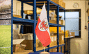 Tyrol Grand drapeau de table 30 x 45 cm, bois