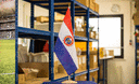 Paraguay - Large Table Flag 12x18", wooden