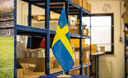 Schweden - Große Tischflagge 30 x 45 cm