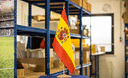 Espagne - Grand drapeau de table 30 x 45 cm, bois