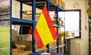 Spain without crest - Large Table Flag 12x18", wooden