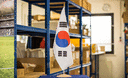 Südkorea - Große Tischflagge 30 x 45 cm