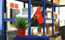 Angola - Satin Table Flag 6x9"