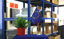 Europäische Union EU - Satin Tischflagge 15 x 22 cm