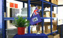 Falkland Inseln - Satin Tischflagge 15 x 22 cm