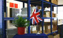 Großbritannien - Satin Tischflagge 15 x 22 cm