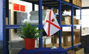 Jersey - Satin Tischflagge 15 x 22 cm