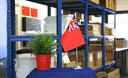 Red Ensign Handelsflagge - Satin Tischflagge 15 x 22 cm