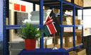Kenia - Satin Tischflagge 15 x 22 cm