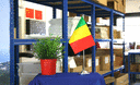 Mali - Satin Tischflagge 15 x 22 cm