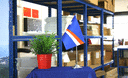 Marshall Inseln - Satin Tischflagge 15 x 22 cm