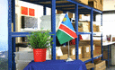 Namibie - Drapeau de table 15 x 22 cm, prestige