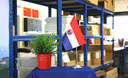 Paraguay - Satin Tischflagge 15 x 22 cm