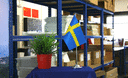 Schweden - Satin Tischflagge 15 x 22 cm