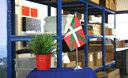 Spanien Baskenland - Satin Tischflagge 15 x 22 cm