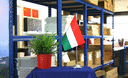 Ungarn - Satin Tischflagge 15 x 22 cm