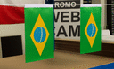 Brazil - Satin Flag 6x9"