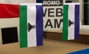 Lesotho new - Satin Flag 6x9"