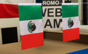 Mexico - Satin Flag 6x9"