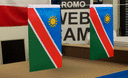 Namibia - Satin Flagge 15 x 22 cm