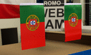 Portugal - Drapeau en satin 15 x 22 cm