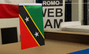 Saint Kitts and Nevis - Satin Flag 6x9"