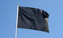 Schwarze Stockflagge 30 x 45 cm