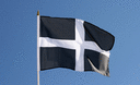 St. Piran Cornwall - Stockflagge 30 x 45 cm
