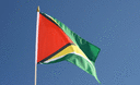 Guyana - Drapeau sur hampe 30 x 45 cm