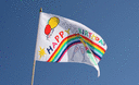 Happy Birthday - Stockflagge 30 x 45 cm