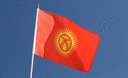 Kirgisistan - Stockflagge 30 x 45 cm
