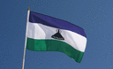 Lesotho - Stockflagge 30 x 45 cm