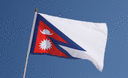 Nepal - Stockflagge 30 x 45 cm