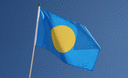 Palau - Hand Waving Flag 12x18"
