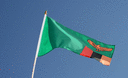Zambia - Hand Waving Flag 12x18"
