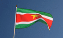 Suriname - Hand Waving Flag 12x18"