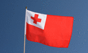 Tonga - Hand Waving Flag 12x18"