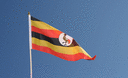 Uganda - Stockflagge 30 x 45 cm