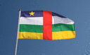 Zentralafrikanische Republik - Stockflagge 30 x 45 cm