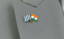 Bayern + Indien - Freundschaftspin