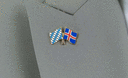 Bayern + Island - Freundschaftspin