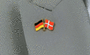 Deutschland + Dänemark - Freundschaftspin